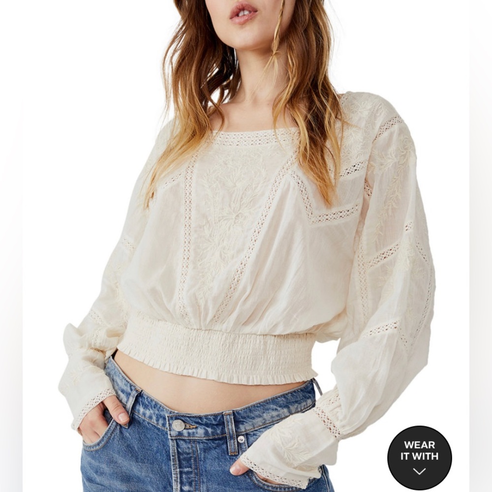 Free People lucky me Top
